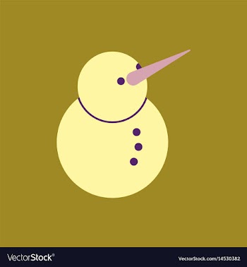 Snowman vector image