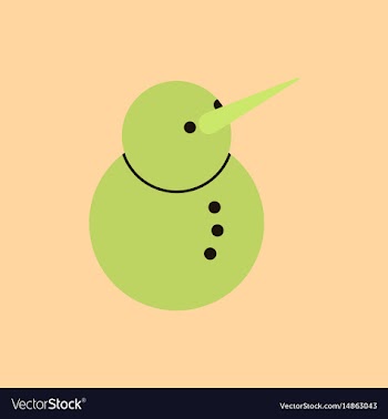 Snowman vector image