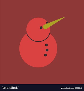 Snowman vector image