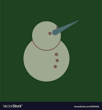 Snowman vector image
