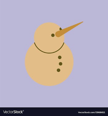 Snowman vector image