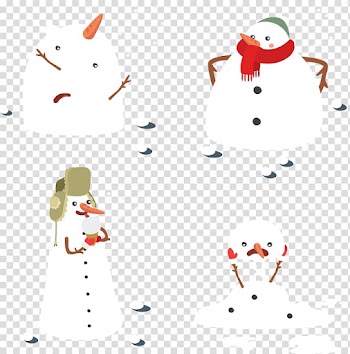 Snowman , White Creative cartoon snowman transparent background PNG clipart
