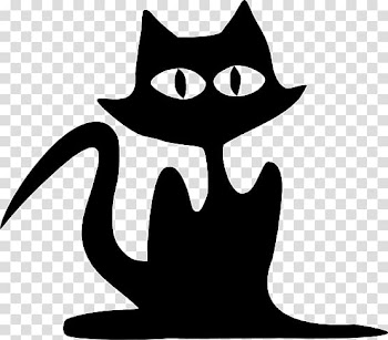 Snowshoe cat Silhouette Kitten , halloween transparent background PNG clipart