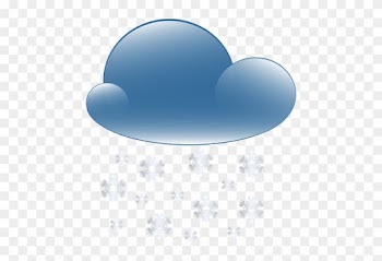 Snowy Cloud Weather Icon Png Clip Art - Teth