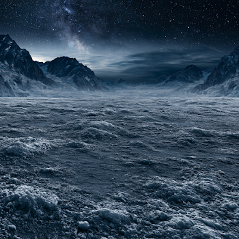 Snowy Ground Background for Miniatures