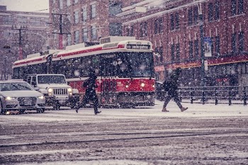 Snowy Toronto Street