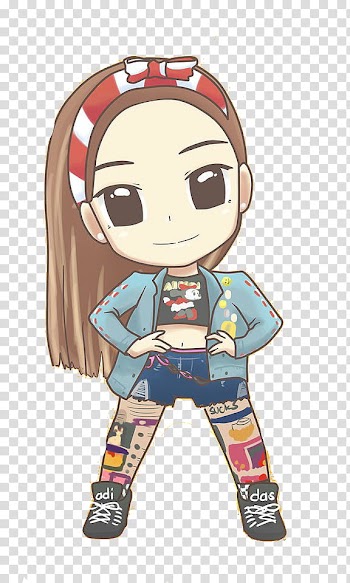 Snsd Yoona Chibi, female anime character illustration transparent background PNG clipart