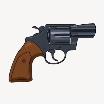 Snub nose gun clipart, illustration | Free Vector - rawpixel