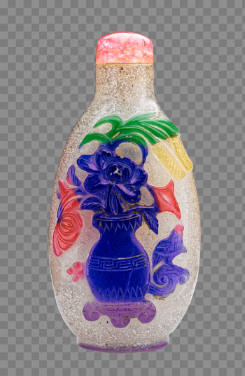 Snuff Bottle PNG Background Image