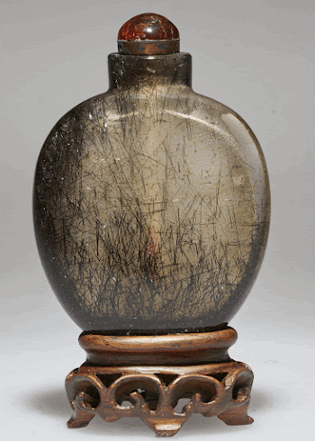 snuff bottle, rutile (hair crystal). | Free Photo - rawpixel