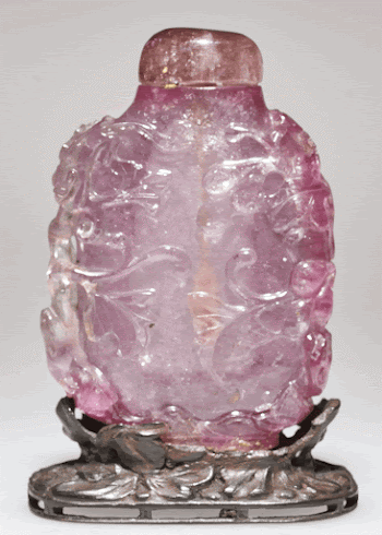 Snuff bottle, tourmaline, large, with tourmaline | Free Photo - rawpixel