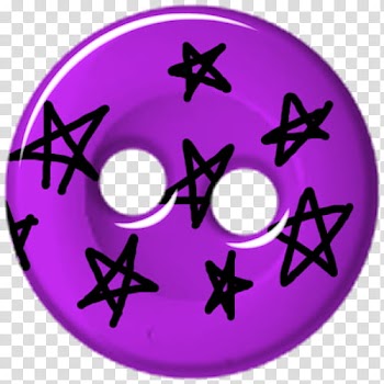 So Cute , round purple and black star print frame transparent background PNG clipart