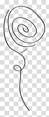 So Flowery Img , black line transparent background PNG clipart