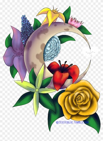 So Here Is The First Actual Lined And Colored Tattoo - Garden Roses