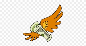 So In All Actuality - Clip Art Flying Mony