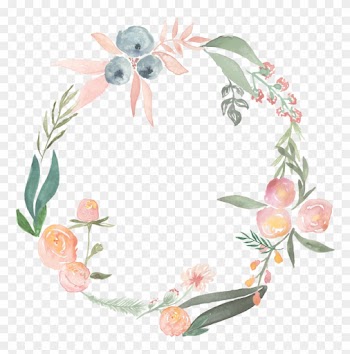 So It Was Amazing To Get To Shoot Katie And James' - Wreath Flower Watercolor Painting Png