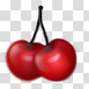 So Real Fruits icons, CherrYs, cherry art transparent background PNG clipart