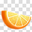 So Real Fruits icons, OraNge, sLice, slice of citrus fruit transparent background PNG clipart