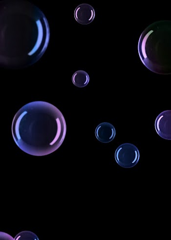 Soap bubble sphere ball pattern background