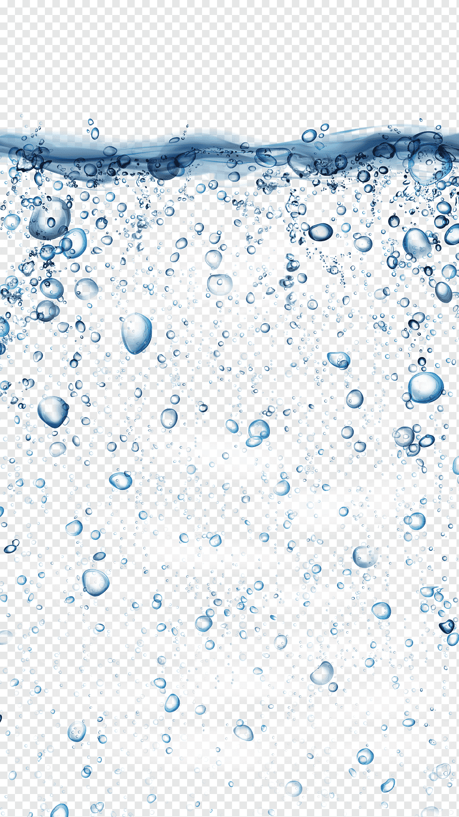 Soap bubble Water Drop, Oxygen bubbles in the water, water drops against white background illustration, texture, blue, food png