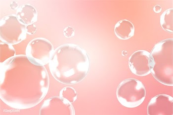 Soap bubbles in girly style | Free stock vector - 581617