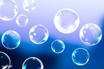 Soap bubbles in gradation | Free stock vector - 581612
