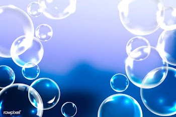 Soap bubbles in gradation | Free stock vector - 581633