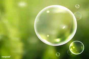 Soap bubbles in summer | Free stock vector - 581601