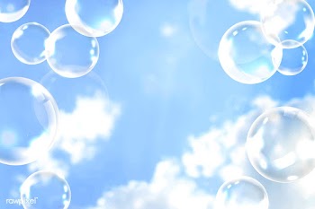 Soap bubbles in summer | Free stock vector - 581606