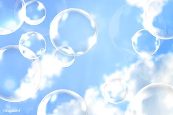 Soap bubbles in summer | Free stock vector - 581607