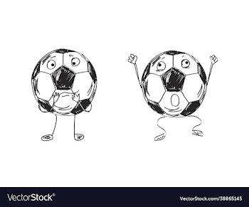 soccer ball emotional smileys