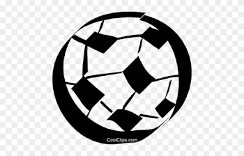 Soccer Ball Royalty Free Vector Clip Art Illustration - Circle
