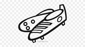 Soccer Cleats Royalty Free Vector Clip Art Illustration - Clip Art