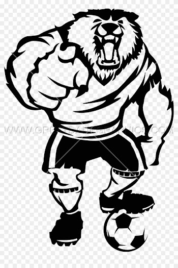 Soccer Clipart Bear - Soccer Bear Clip Art