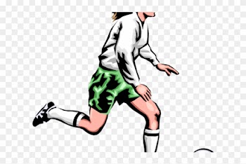 Soccer Clipart Dribbling - Soccer Clipart Dribbling