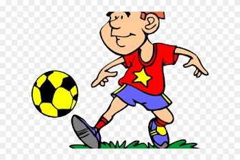 Soccer Clipart Youth Soccer - Past Perfect Progressive Cartoon