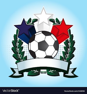  					Soccer emblem vector image														