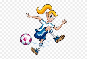 Soccer-enfant - Fille Qui Joue Au Soccer
