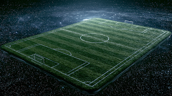 Soccer Field in Deep Space