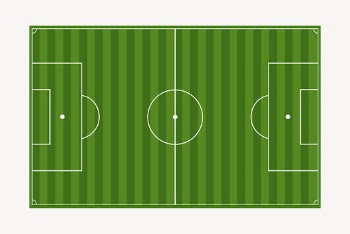 Soccer field, sport equipment illustration. | Free Photo - rawpixel