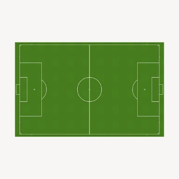 Soccer field, sport equipment illustration. | Free Photo - rawpixel