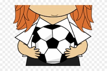 Soccer Girl Clipart - Ye Toop Doram