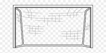 Soccer Goals Clipart - Cartoon Soccer Goal Png