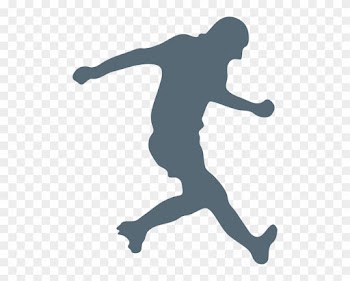 Soccer Man Clip Art At Clker - Soccer Player Silhouette