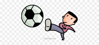 Soccer Player Royalty Free Vector Clip Art Illustration - Soccer Player Royalty Free Vector Clip Art Illustration