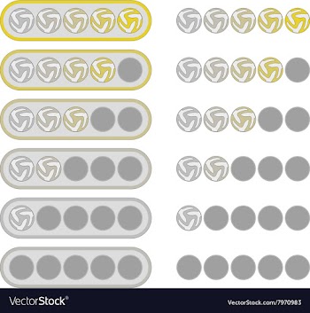 Soccer Rating Set vector image