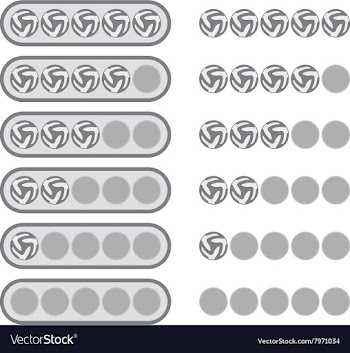 Soccer Rating Set vector image
