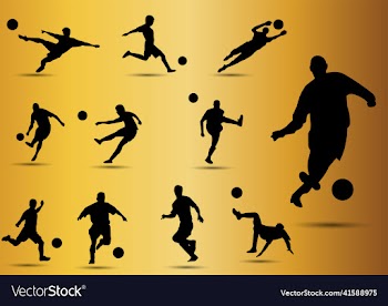 soccer silhouette