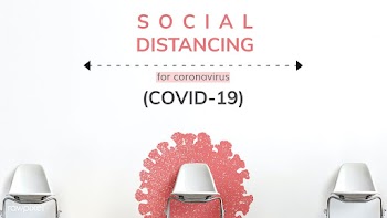 Social distancing during coronavirus pandemic social template vector | Free  vector - 2308960