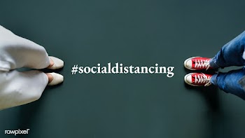 Social distancing during the global coronavirus pandemic | Free  photo - 2299606